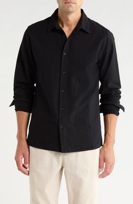 Rhythm Rhythm Classic Linen & Cotton Button-Up Shirt
