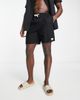 Rhythm Rhythm classic linen beach short in black - 1