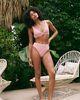 Rhythm Rhythm Cove Stripe High-Waist Bikini Bottoms - 1