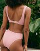 Rhythm Rhythm Cove Stripe High-Waist Bikini Bottoms - 4