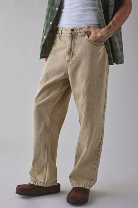 Rhythm Rhythm Essential Jean in Tan, Men's at Urban Outfitters