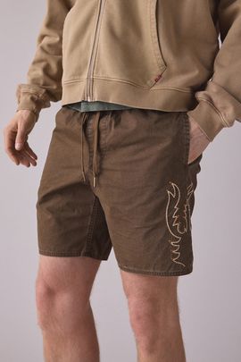 Rhythm Rhythm High Plains Jam Shorts in Brown, Men's at Urban Outfitters
