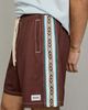 Rhythm Rhythm Panel Stripe Beach Shorts in Brown, Men's at Urban Outfitters - 3