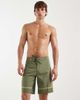 Rhythm Rhythm paneled trunks in khaki-Green - 1
