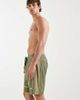Rhythm Rhythm paneled trunks in khaki-Green - 3