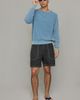 Rhythm Rhythm Polu Knit Crew Neck Sweater in Light Blue, Men's at Urban Outfitters - 5