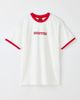 Rhythm Rhythm Rose Graphic Ringer Tee in White, Men's at Urban Outfitters - 1