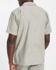 Rhythm Rhythm seersucker stripe short sleeve beach shirt in sage - part of a set-Green - 2