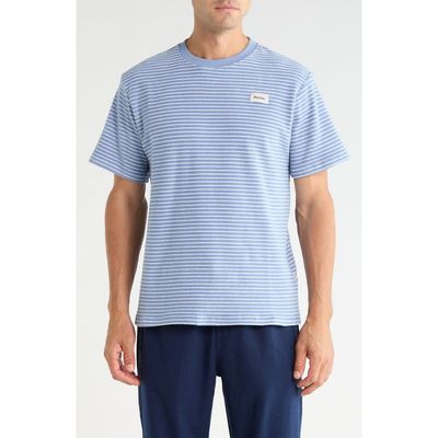 Rhythm Rhythm Stripe Cotton Blend Terry T-Shirt