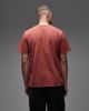 Rhythm Rhythm T-shirt in vintage wash with pocket in clay-Brown - 3