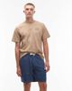 Rhythm Rhythm textured relaxed shorts in indigo blue - 1
