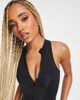 Rhythm Rhythm zip front swimsuit in black - 3