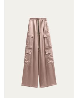 Rick Owens Cargobelas Satin Pants