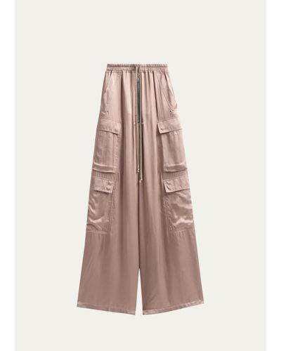 Rick Owens Cargobelas Satin Pants