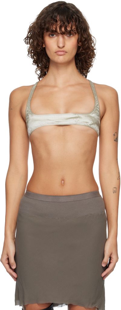 Rick Owens DRKSHDW Rick Owens DRKSHDW Beige Temple Horny Denim Top