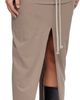 Rick Owens DRKSHDW Rick Owens DRKSHDW Beige Temple Pull On Sliced Pillar Maxi Skirt - 2