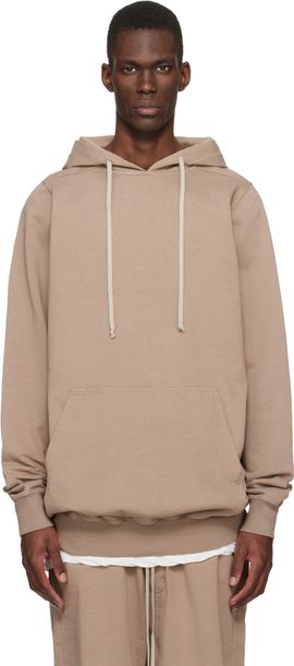 Rick Owens DRKSHDW Rick Owens DRKSHDW Beige Temple Pullover Hoodie