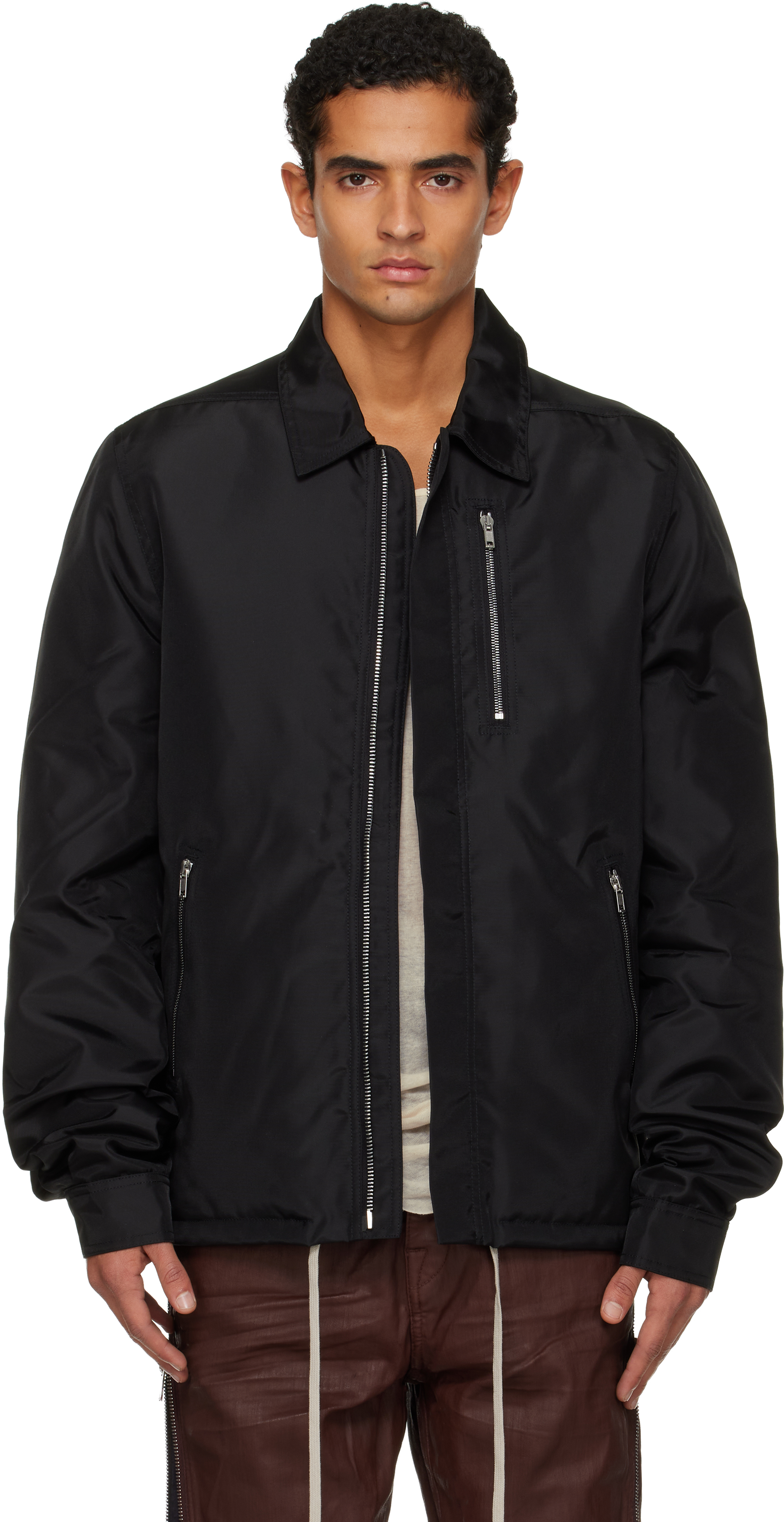 Rick Owens DRKSHDW - Black Concordians Tankers Flight Bomber Jacket