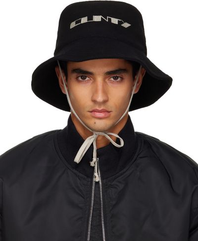 Rick Owens DRKSHDW Rick Owens DRKSHDW Black Concordians Gilligan Hat