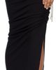 Rick Owens DRKSHDW Rick Owens DRKSHDW Black Concordians Soft Edfu Midi Skirt - 3