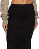 Rick Owens DRKSHDW Rick Owens DRKSHDW Black Concordians Soft Edfu Midi Skirt - 4