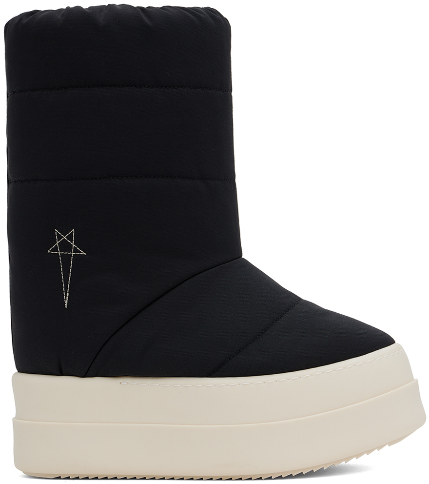 Rick Owens DRKSHDW - Black Porterville Mega Bumper Lunar Boots