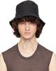 Rick Owens DRKSHDW Rick Owens DRKSHDW Black Temple Gilligan Bucket Hat - 1