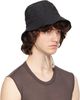 Rick Owens DRKSHDW Rick Owens DRKSHDW Black Temple Gilligan Bucket Hat - 2