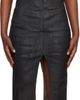 Rick Owens DRKSHDW Rick Owens DRKSHDW Black Temple Sliced Bustier Denim Maxi Dress - 1