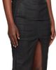 Rick Owens DRKSHDW Rick Owens DRKSHDW Black Temple Sliced Bustier Denim Maxi Dress - 2