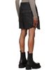Rick Owens DRKSHDW Rick Owens DRKSHDW Black Tower Bauhaus Denim Shorts - 3