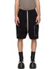 Rick Owens DRKSHDW Rick Owens DRKSHDW Black Tower Bauhaus Shorts - 1