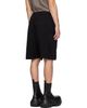 Rick Owens DRKSHDW Rick Owens DRKSHDW Black Tower Bauhaus Shorts - 3