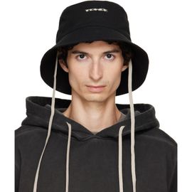 Rick Owens DRKSHDW Rick Owens DRKSHDW Black 'Tower' Bucket Hat
