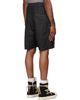Rick Owens DRKSHDW Rick Owens DRKSHDW Black Tower Cargobela Denim Shorts - 3