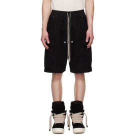 Rick Owens DRKSHDW Rick Owens DRKSHDW Black Tower Cargobela Shorts