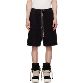 Rick Owens DRKSHDW Rick Owens DRKSHDW Black Tower Creatch Cargo Pods Shorts