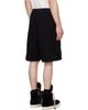 Rick Owens DRKSHDW Rick Owens DRKSHDW Black Tower Creatch Cargo Pods Shorts - 3