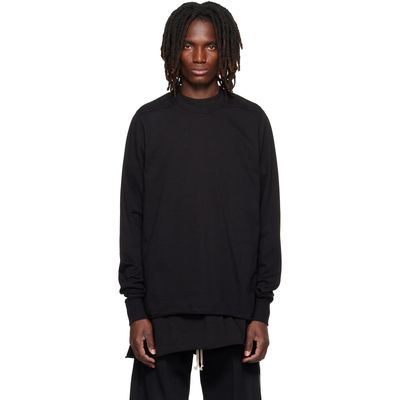 Rick Owens DRKSHDW Rick Owens DRKSHDW Black Tower Crewneck Sweatshirt