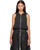 Rick Owens DRKSHDW Rick Owens DRKSHDW Black Tower Cyclops Sl Hoodie - 1