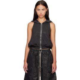 Rick Owens DRKSHDW Rick Owens DRKSHDW Black Tower Cyclops Sl Hoodie