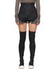 Rick Owens DRKSHDW Rick Owens DRKSHDW Black Tower Dirt Cutoff Denim Shorts - 1