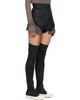 Rick Owens DRKSHDW Rick Owens DRKSHDW Black Tower Dirt Cutoff Denim Shorts - 2