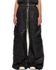 Rick Owens DRKSHDW Rick Owens DRKSHDW Black Tower Double Cargo Jumbo Belas Jeans - 1