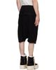 Rick Owens DRKSHDW Rick Owens DRKSHDW Black Tower Drawstring Pods Shorts - 3