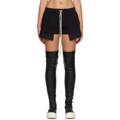 Rick Owens DRKSHDW Rick Owens DRKSHDW Black Tower Fog Boxer Shorts