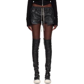 Rick Owens DRKSHDW Rick Owens DRKSHDW Black Tower Fog Boxers Denim Shorts