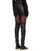 Rick Owens DRKSHDW Rick Owens DRKSHDW Black Tower Fog Boxers Denim Shorts - 3