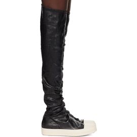 Rick Owens DRKSHDW Rick Owens DRKSHDW Black Tower High Sock Sneaks Tall Boots