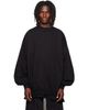 Rick Owens DRKSHDW Rick Owens DRKSHDW Black Tower Hun Crewneck Sweatshirt - 1